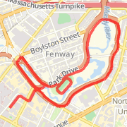 A 6.29 mi Run / Jog mapped on Thu Apr 18 2013