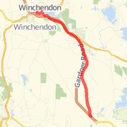 13.96mi road cycling on 4/18/13