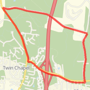 6 Mile Run Route