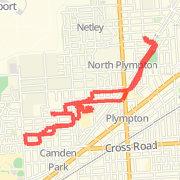 iMapMyRun : 08/07/2010 16:57 Run route image
