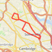 A 5.81 mi Run / Jog mapped on Fri Apr 19 2013