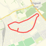 3.84km run on 20/04/2013