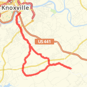 A 17.24 mi Bike Ride mapped on Sat Apr 20 2013