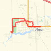 6.24mi run on 4/21/13