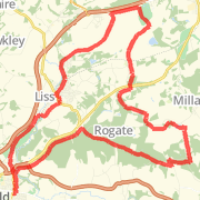20 miler - Longmoor-Old THorns-Langley-Borden Wood-old A3