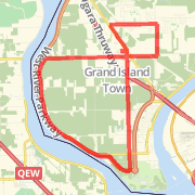 A 16.64 mi Run / Jog mapped on Sun Apr 21 2013