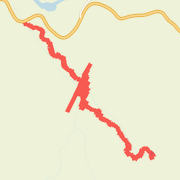 Pyramid Lake - 07/03/2010 Hike route image