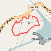 Gorge Overlook - 07/04/2010 Hike route image