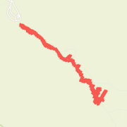 Thunder Creek - 07/04/2010 Hike route image