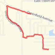 1.60mi run on 4/21/13
