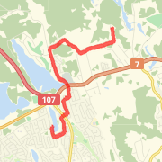13.00 km Road Cycling in Dartmouth on 2013-04-21 6:35 PM