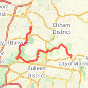 Templestowe (Yarra) - Westerfolds - Greensborough (Plenty)