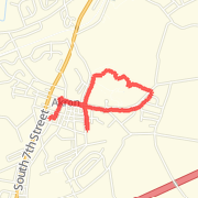 3.06 mi power walk on 4/22/2013