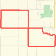 10 mile loop - only busy road is 84th (2.3 miles on 84th)