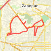 A 16.48 km Run / Jog mapped on Mon Apr 22 2013