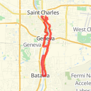 11 mile LSD Run route image