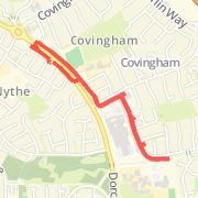 A 1.58 mi Run / Jog mapped on Mon Apr 22 2013