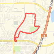 3.58 km run on 4/22/2013