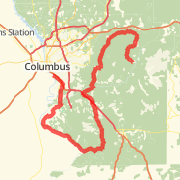 A 112 mi Bike Ride mapped on Tue Apr 23 2013