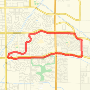 8.05 mi Road Cycling in Gilbert on Apr 23, 2013 7:58 AM