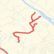 A 9.96 mi Run / Jog mapped on Tue Apr 23 2013