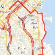 3.08mi road cycling on 4/23/13