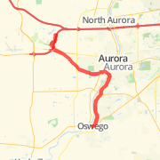 Bike Gilman to Fox River trail to Oswego &amp; back