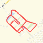 Imported Garmin Route (04/24/2013) Run route image