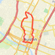 A 5.89 mi Run / Jog mapped on Thu Apr 25 2013