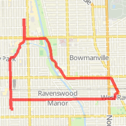 Wilson, Lincoln Square, Lawrence, North Shore Channel Trail, Foster, Sawyer, North Park University, 