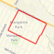 A walk mapped on 07/14/2010