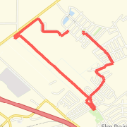4 mile run Run route image