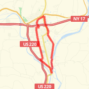 A run mapped on 07/15/2010