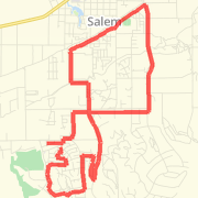 A run mapped on 07/15/2010