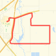 A 8.34 mi Run / Jog mapped on Sat Apr 27 2013