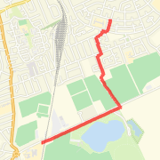 2.61km run on 28/04/2013