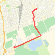 2.56km run on 28/04/2013