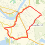 A 7.85 mi Run / Jog mapped on Sun Apr 28 2013