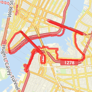 A 13.66 mi Run / Jog mapped on Sun Apr 28 2013