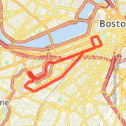 A 5.73 mi Run / Jog mapped on Mon Apr 29 2013