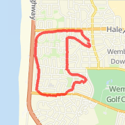 6.10 km run on 30/04/2013