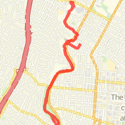 A 5.6 mi Run / Jog mapped on Tue Apr 30 2013