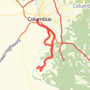 A 25.01 mi Bike Ride mapped on Tue Apr 30 2013