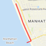 Manhattan Beach Strand North to 45th St