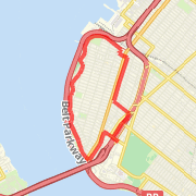 A 5.58 mi Run / Jog mapped on Wed May 01 2013