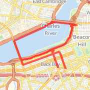 A 5.06 mi Run / Jog mapped on Wed May 01 2013