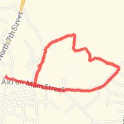 3.57 mi power walk on 5/1/2013