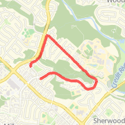 3.50km run on 5/1/13 Wednesday short run, 22C (f. 25) clear, 10kmh SE, 102.6 kPa, unlimited cei, 49%