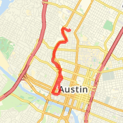 A 6.19 mi Run / Jog mapped on Wed May 01 2013