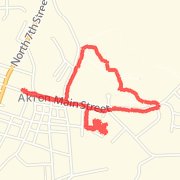 2.45 mi power walk on 5/2/2013